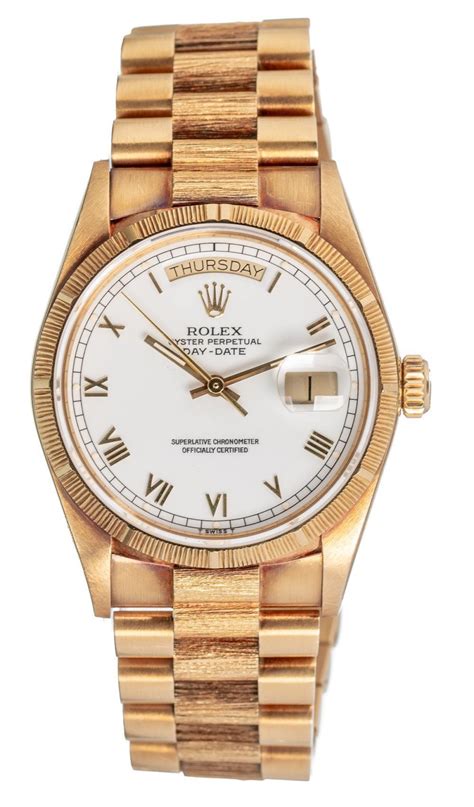 used rolex presidential price|Rolex president 18k gold cost.